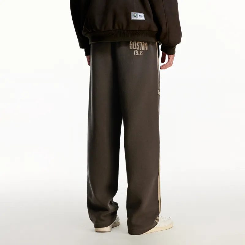 JACK JONES· x NBA JACK&JONESxNBA Spring Summer Knitted Sweatpants Men's Black Olive-4