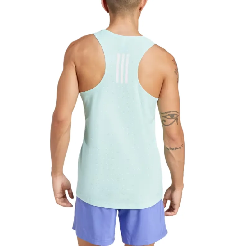 Adidas Own The Run Tank Top Men's Blue-2