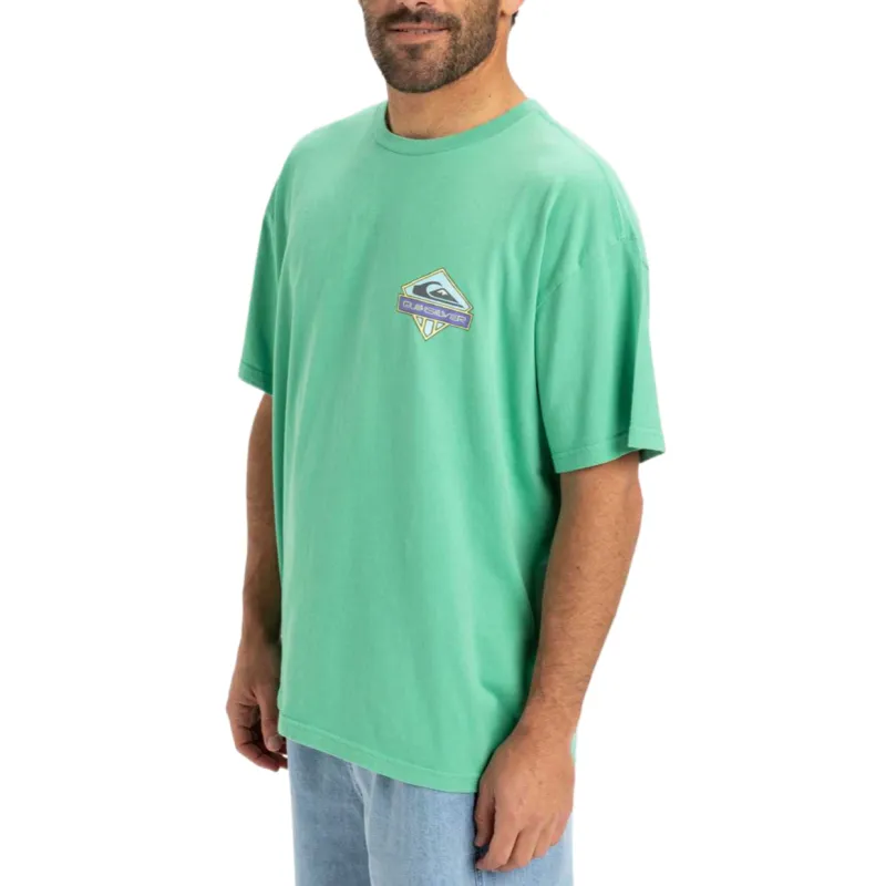 Quiksilver T Shirts Men Green-4