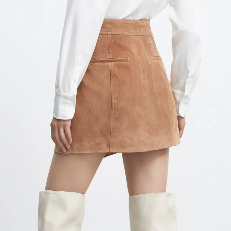 ONLY Leather Short Skirts Women's-3