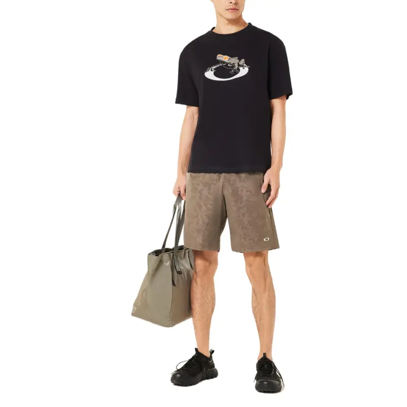 Oakley Enhance Qdc SS Tee Frog Icon 4.0 T Shirt Men's Black-4