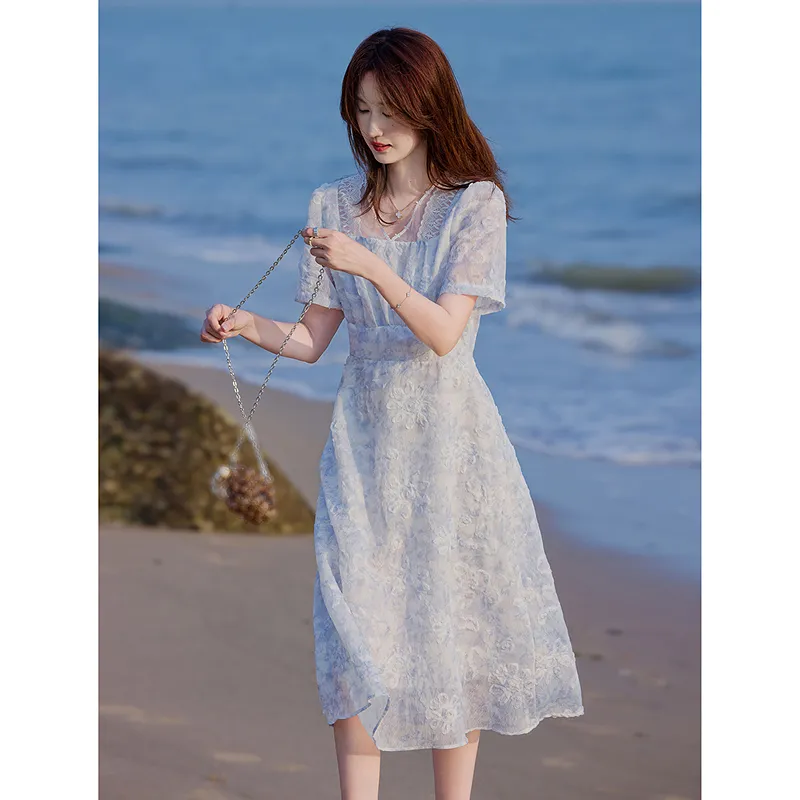 A Paradise For Awakening Short Sleeved Dress Women's-2
