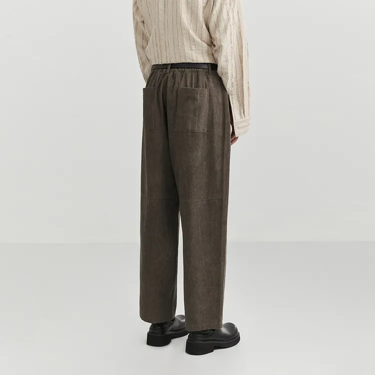 EARL JOEL Casual Pants Men's Salted Brown-2