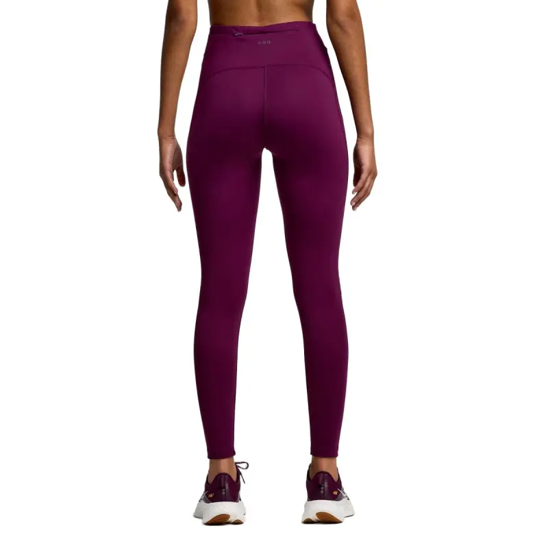 Saucony Fortify Crop Tight Athletic Trousers Women's Eggplant-1
