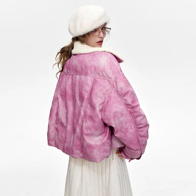 ELF SACK Puffer Jacket Women's Polished Pink-4