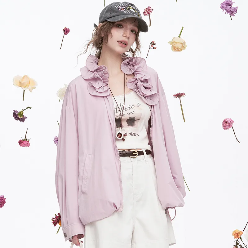 ELF SACK Cropped Coats Women's-10