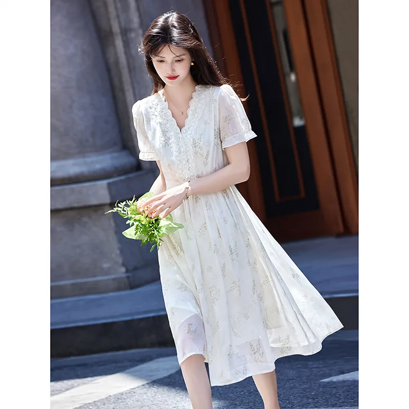 A Paradise For Awakening Short Sleeved Dress Women's-2