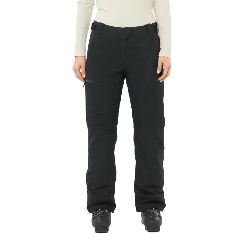 SALOMON SS25 Ski Pants Women's Pitch Black-2