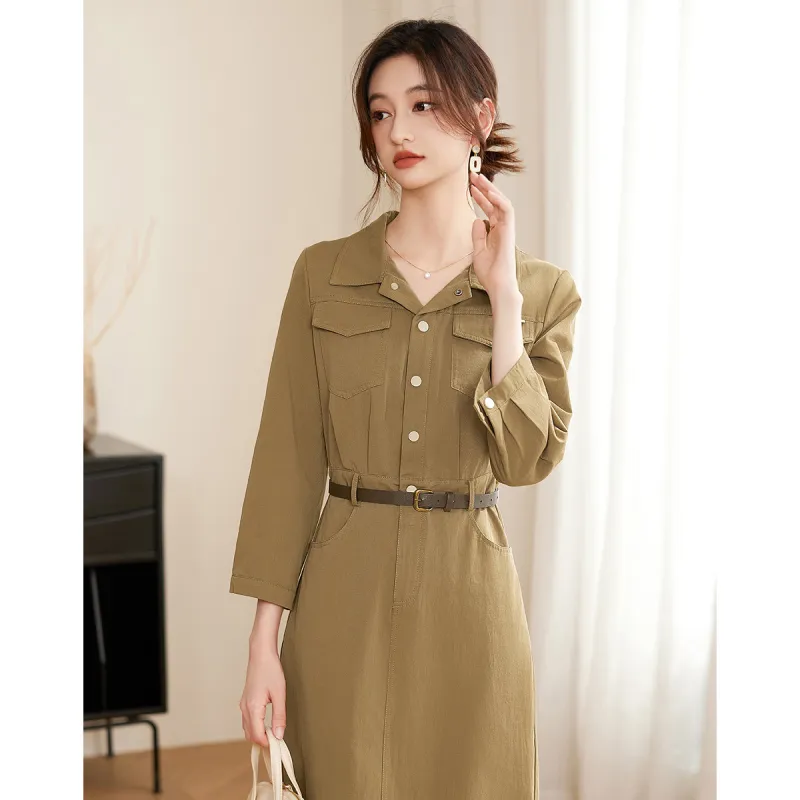 Like The Age Of Water Long Sleeved Dress Women's-5