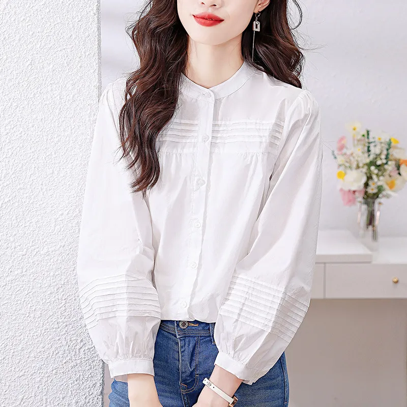 ONE SHALLOW Shirt Women's White-3