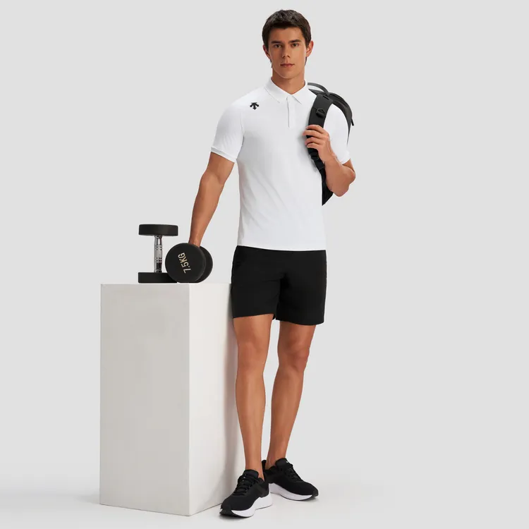 DESCENTE TRAINING Polo Shirts Men-4