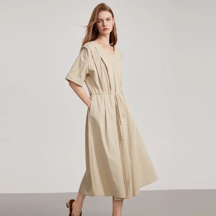 ELLE Short Sleeved Dress Women's-5