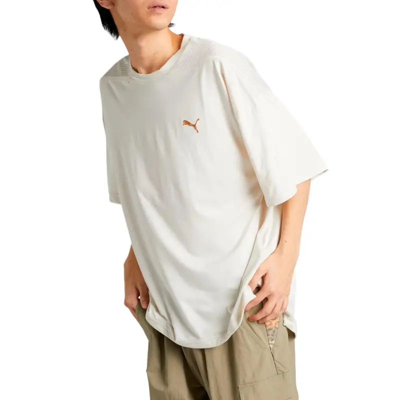 PUMA Training Train Edge T Shirt Men's Alpine White-2