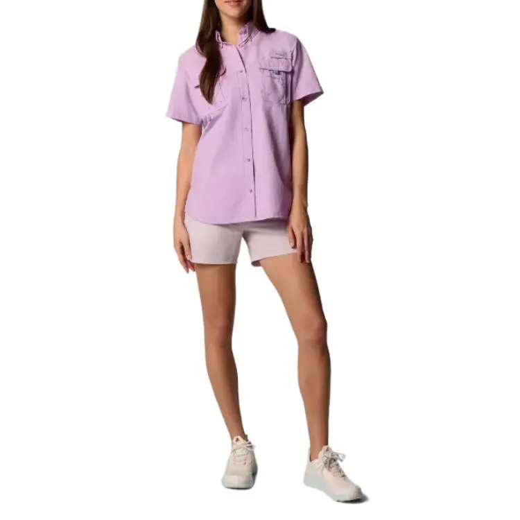 Columbia PFG Bahama 2 Shirt Women's Hydrangea Purple-3