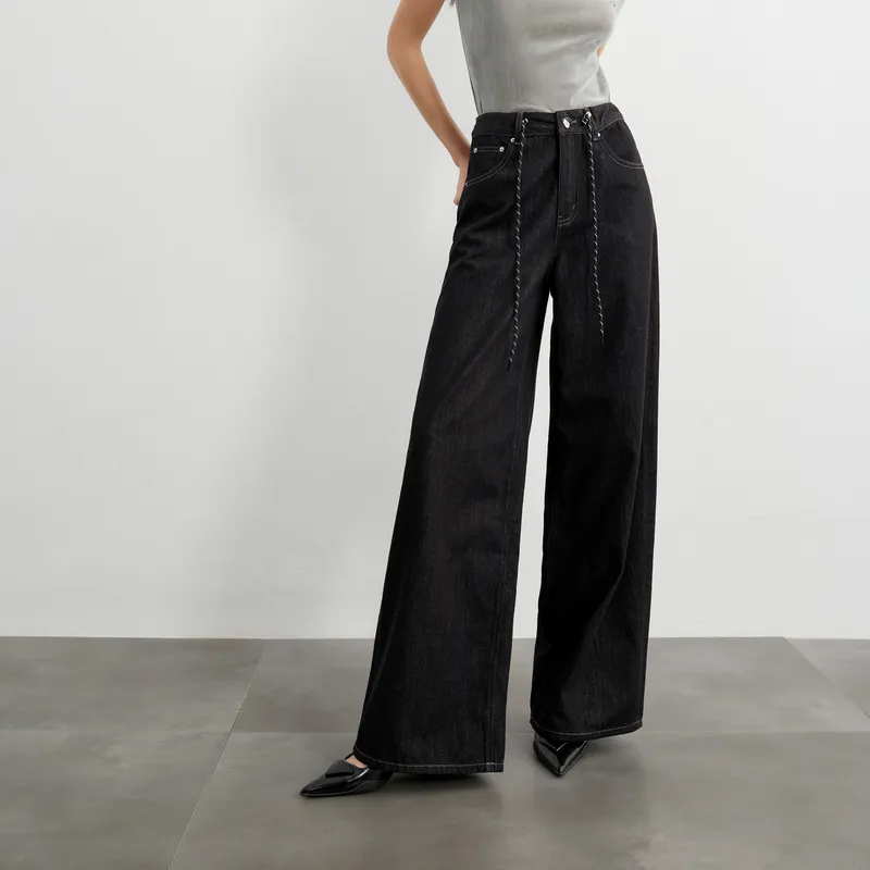 3COLOUR Jeans Women's Classic Black-2