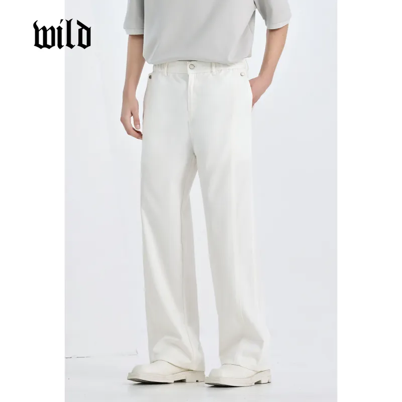 WILD LEADER Casual Pants Unisex-4