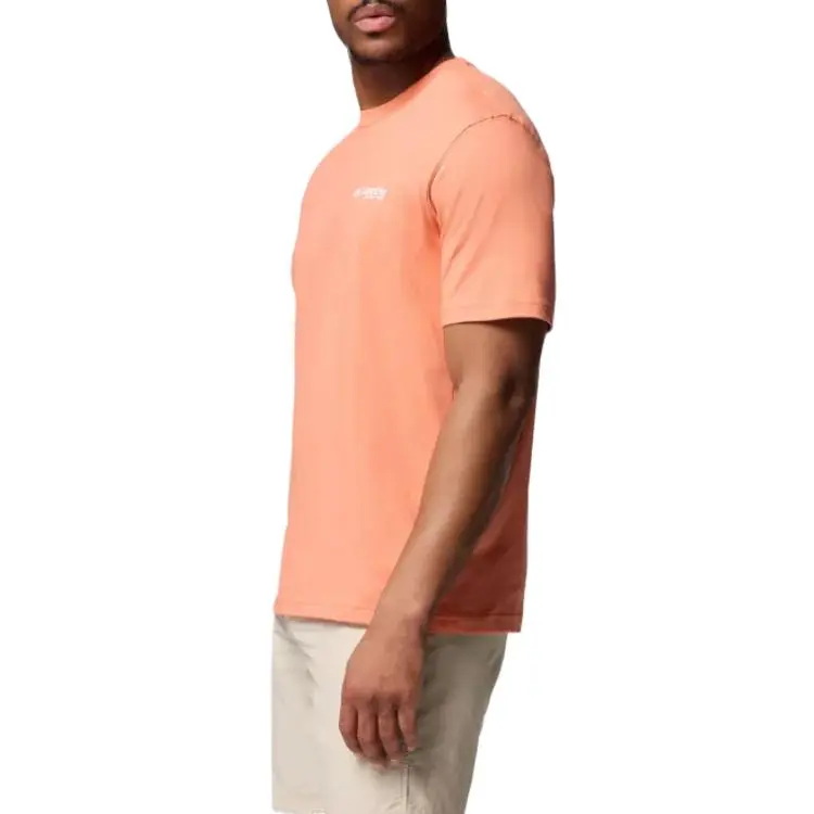 Columbia T Shirt Men's Bright Peach-2