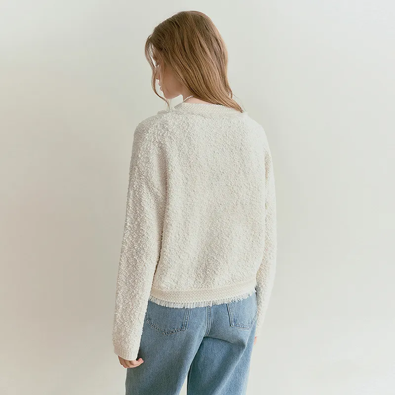 LEDIN Knitwear Women's Mist White-6