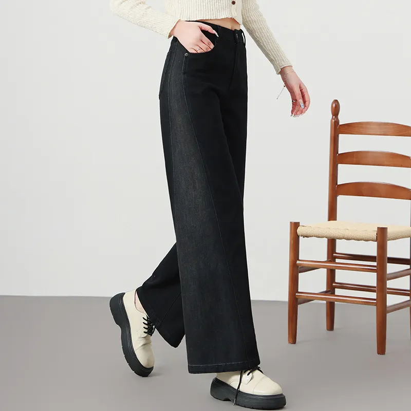 YUNGE Jeans Women's Black-2