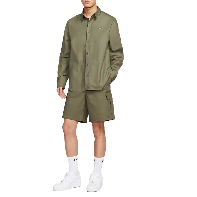 Nike Club Cargo Shorts Men's Medium Olive Green-3