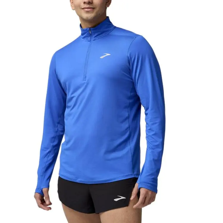 Brooks T Shirts Men New Blue-1