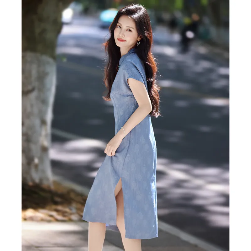 Still Quiet Short Sleeved Dress Women's-2