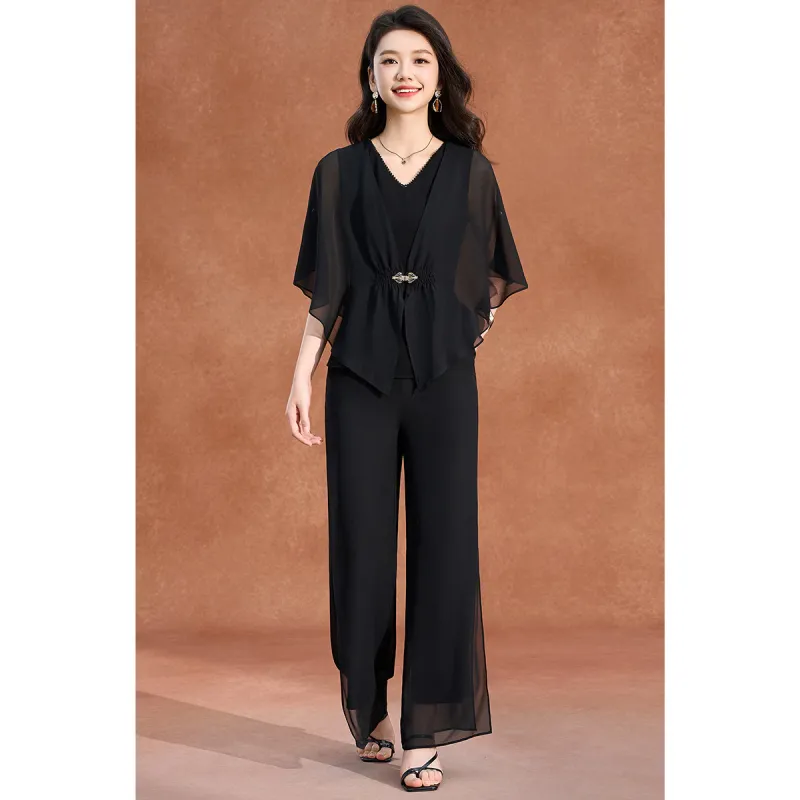 Mylan Casual Suit Cinched Waist Women's-4