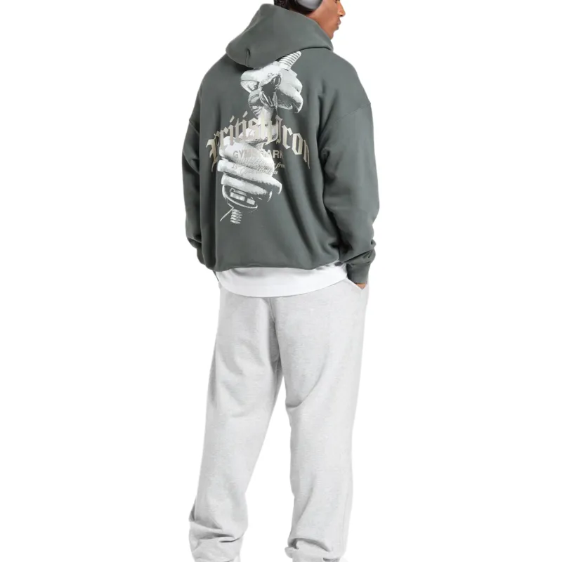 GYMSHARK British Iron Hoodie Sweatshirt Men's-6