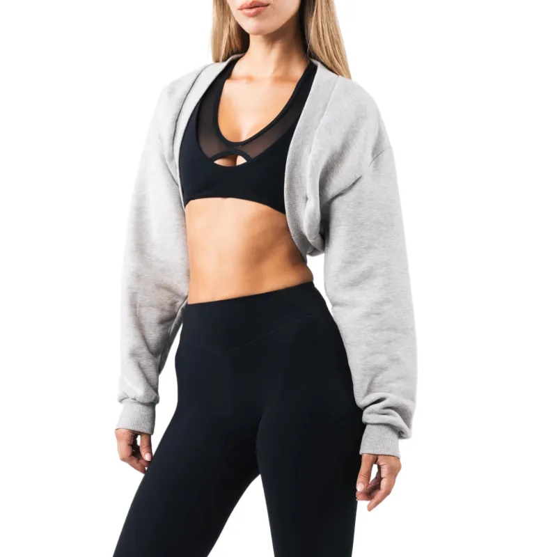 ALPHALETE Overlay Shrug Sweater Women's-5