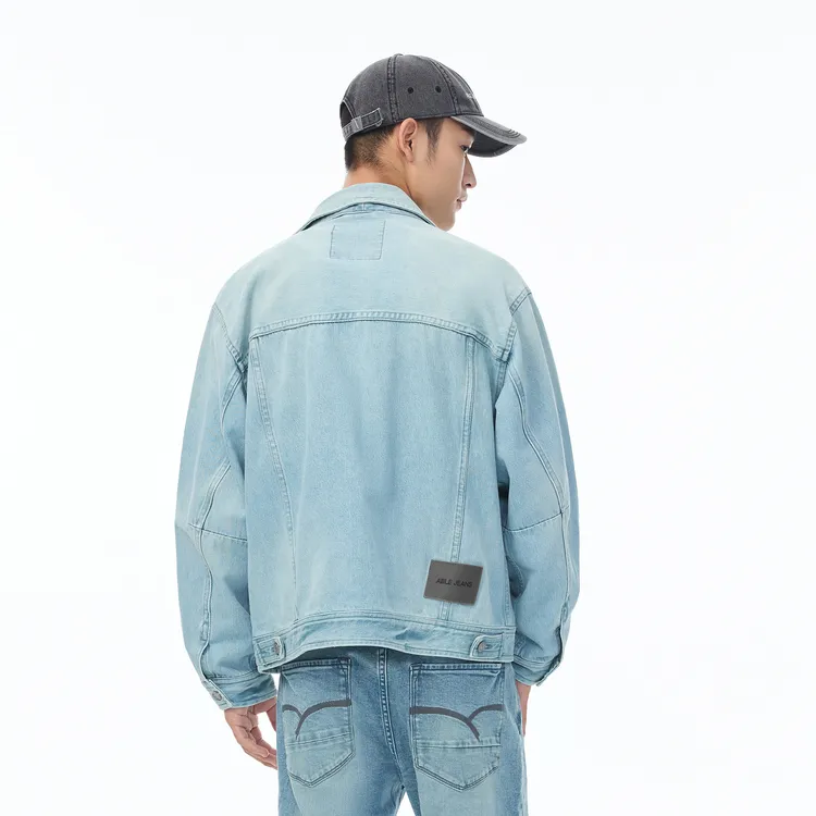 ABLE JEANS Jackets Coats Men's Light Azure-5