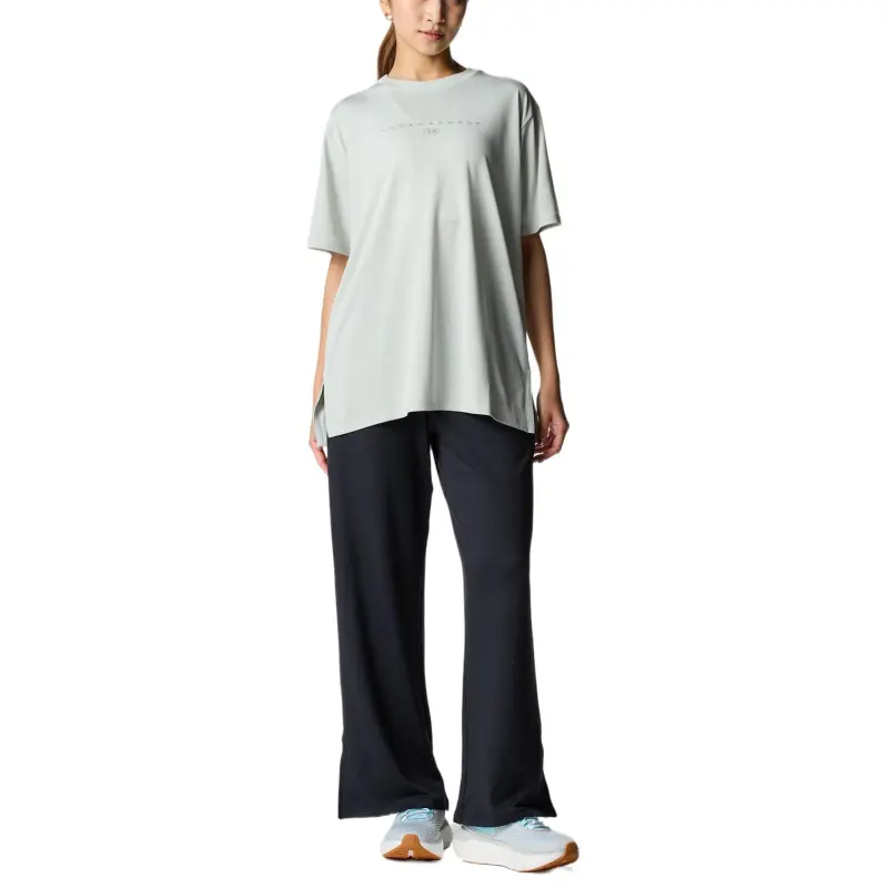 Under Armour Tech Drop Shoulder Sleeve T Shirt Women's Brown Green-2