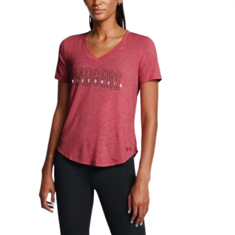 Under Armour Breezy T Shirt Women's Dark Red 834-2
