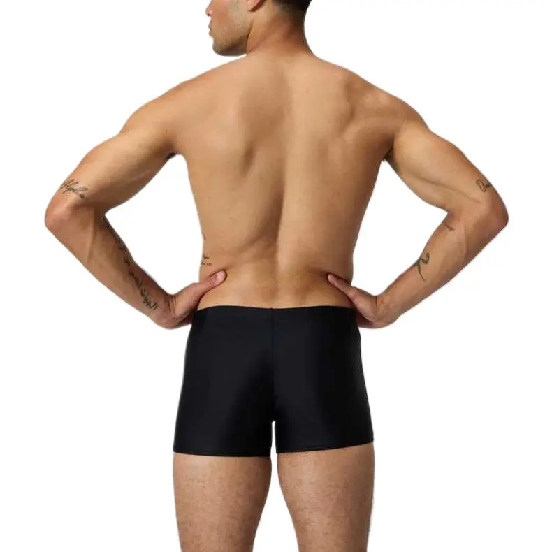 Speedo Swimming Shorts Men's Black Yellow-5