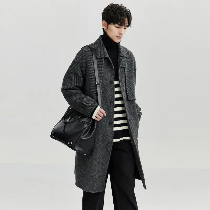 EARL JOEL Coats Men's Premium Gray-4