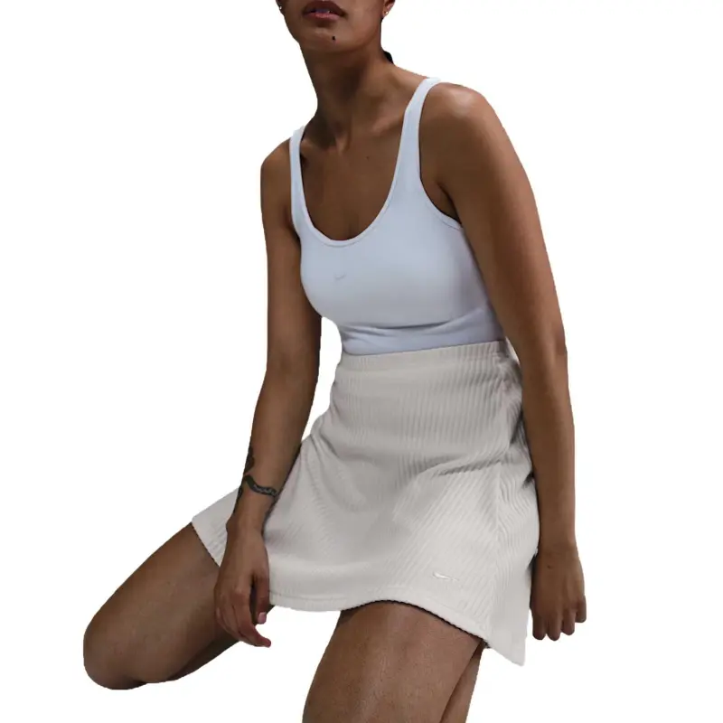 Nike SportswearSwoosh Casual Short Skirts Women's Ecru-1