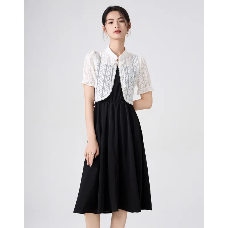 Love Elaine Skirt Set Women's Black-6
