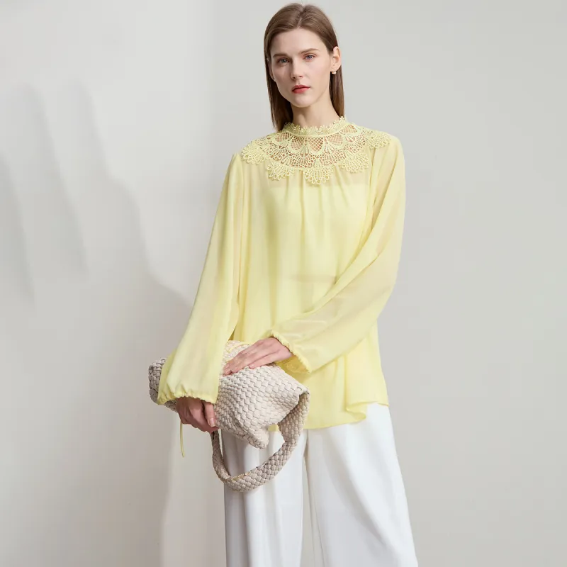 AMII Chiffon Shirts Women's-4