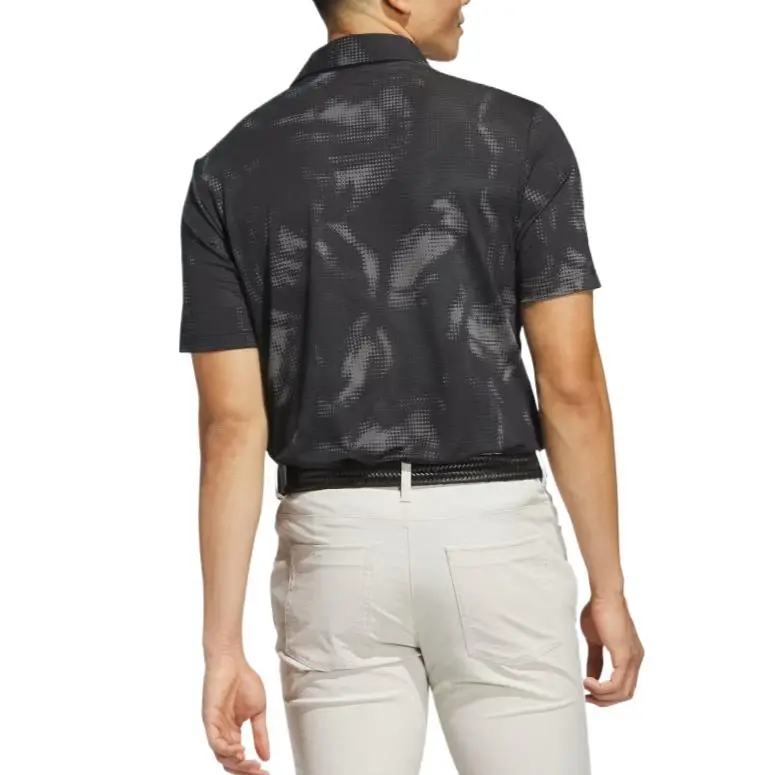 Adidas Free Shipping With AdiClub Ultimate365 Printed Mesh Polo Shirt-2