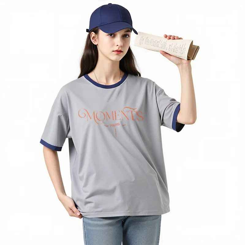 FAIRWHALE Drop Shoulder Sleeve T Shirt Women's-27