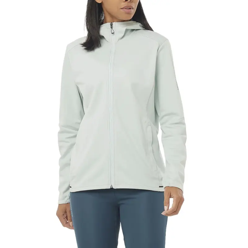 SALOMON Gore Te SS25 NFINIUM™ WINDSTOPPER Jacket Women's Dusty Blue-2