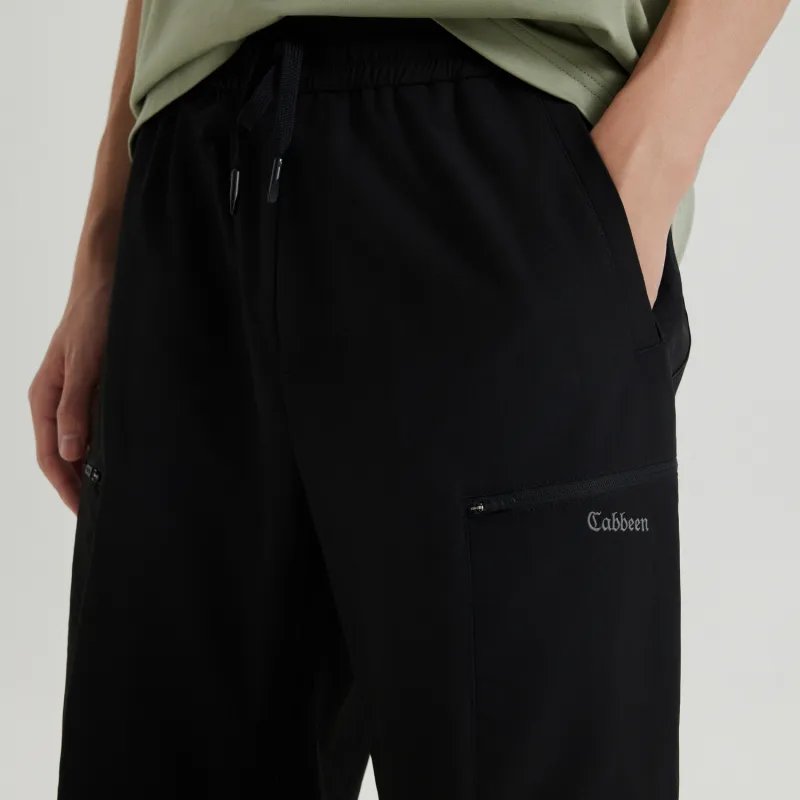 Cabbeen Casual Pants Men's Coal Black-3