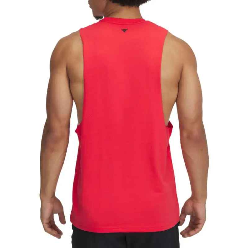 Under Armour ProjectRock Tank Top Men's Lava Red 989-1