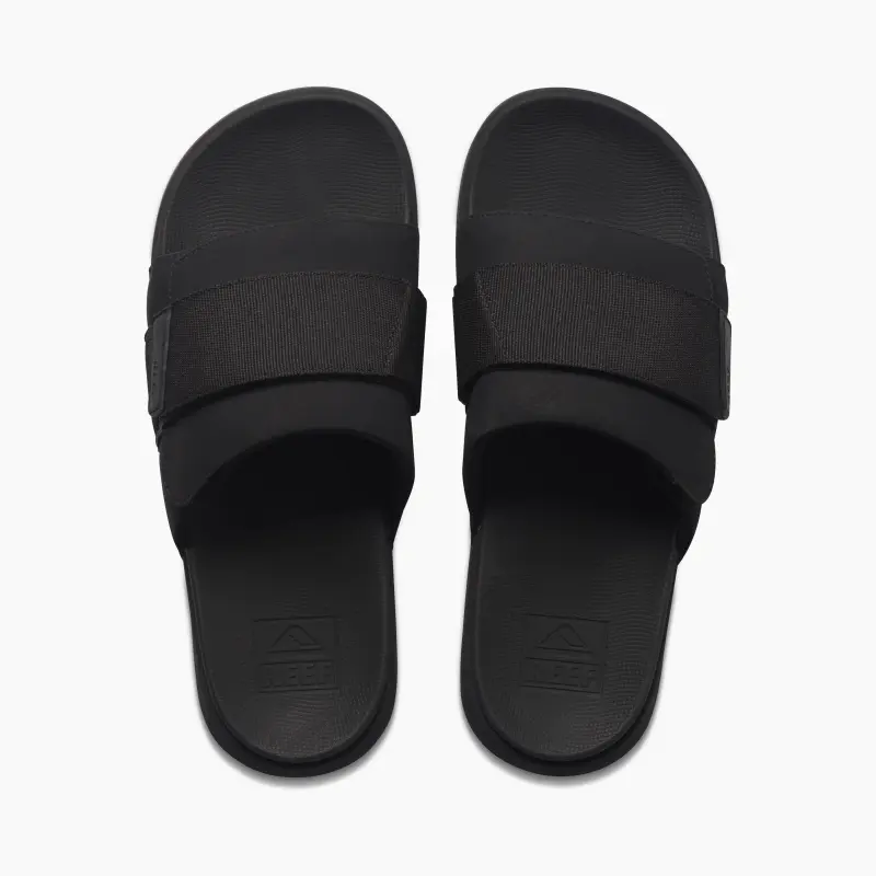 REEF Slip-Resistant Slide Slippers Unisex Black-3