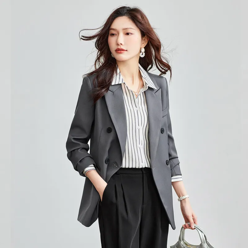TERRE BLEUE Spring Fall Business Suit Loose Fit Women's-1