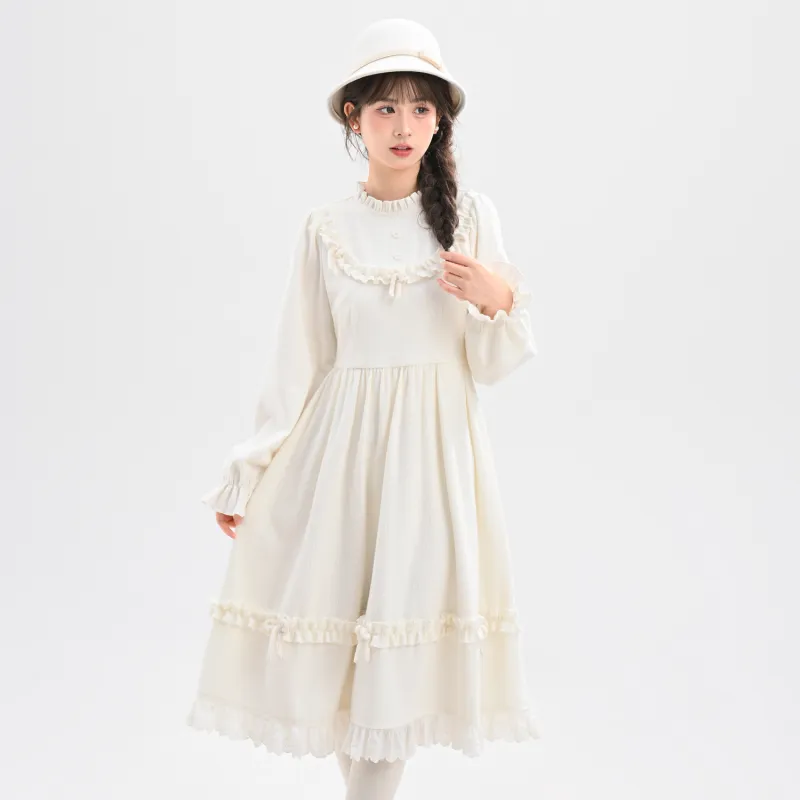 SNBL Long Sleeved Dresses Women's White-7