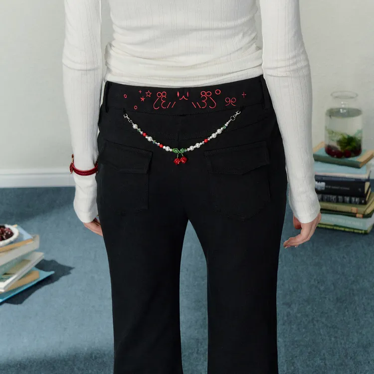 AYF Casual Pants Women's Black-5