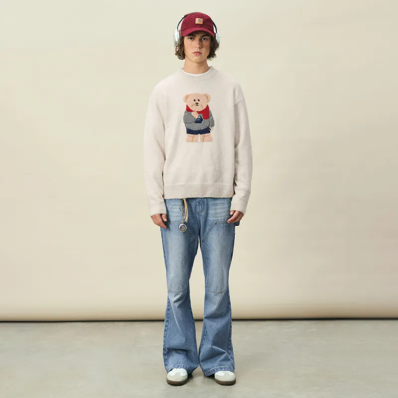 MYSAMESAME Sweaters Unisex Oat In Stock-1
