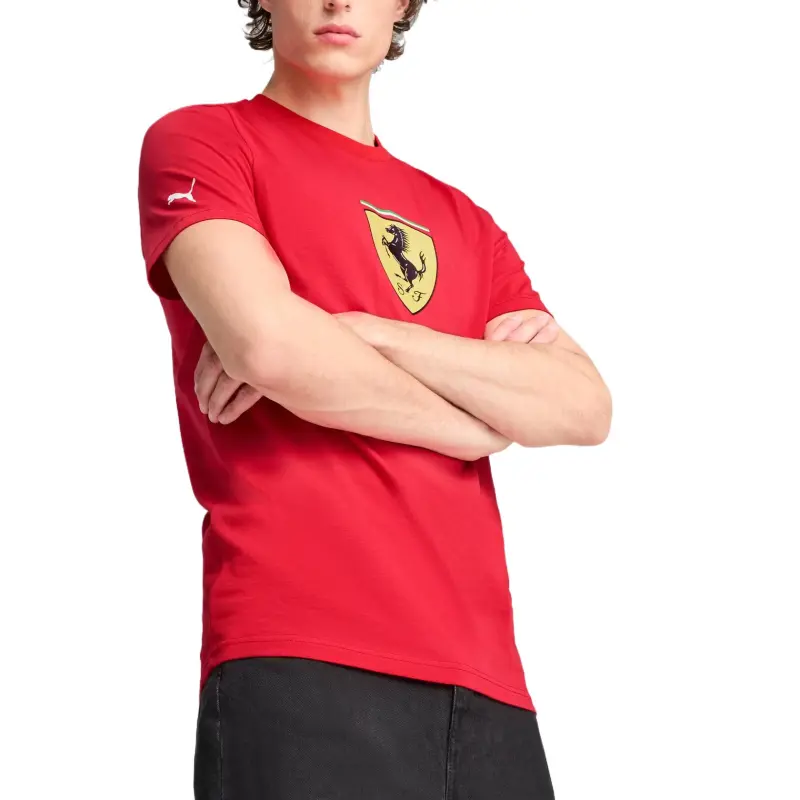 PUMA Playera Scuderia Ferrari Race Coloured Big Shield Para Hombre-2