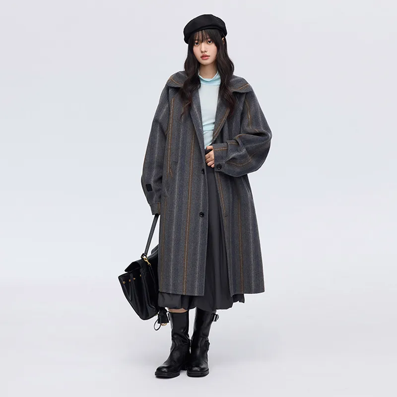 PSO Brand Coat Unisex Blue Gray-2