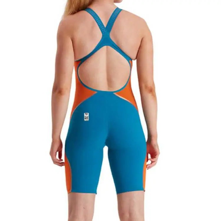 Speedo One piece Swimsuit Women's Blue Green Orange-1